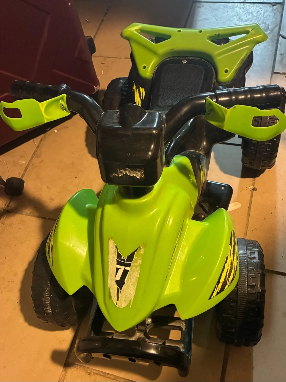 Kids Toddler Ride-On Quad ATV - Green manual no charger